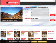 Tablet Screenshot of hotelsingangtok.net